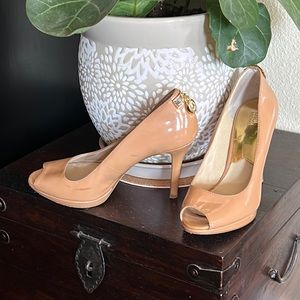Michael Kors natural colored high heels